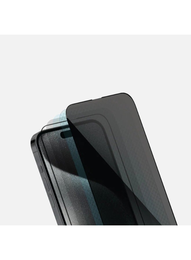 واقي شاشة نانو مضاد للتجسس لـ آيفون 14 (iPhone 14) لحماية الخصوصية (لقافة), حماية قصوى للشاشة من الخدوش والكسر. - Image 5